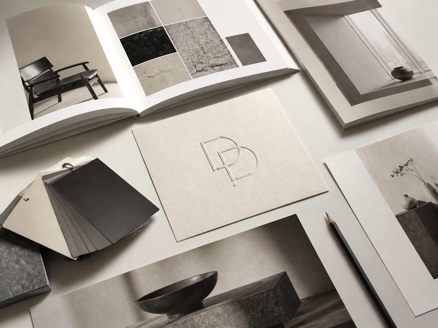Conceptual visual direction representing brand development work